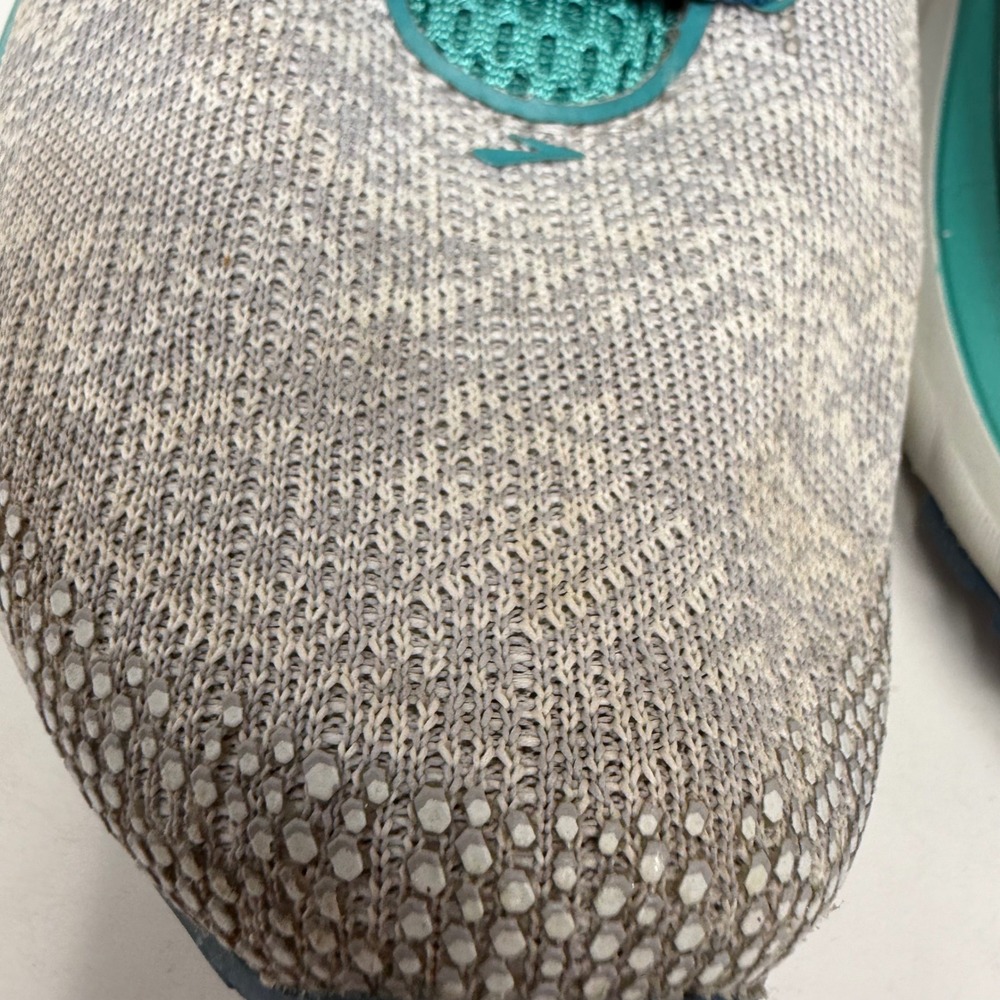 Brooks Ghost 11 Womens Running Shoes Grey Teal Blue 1202771B118 Size 9 - Picture 3 of 10